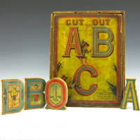 Whitney Reed Chair Company ABC Blocks, 1890s
